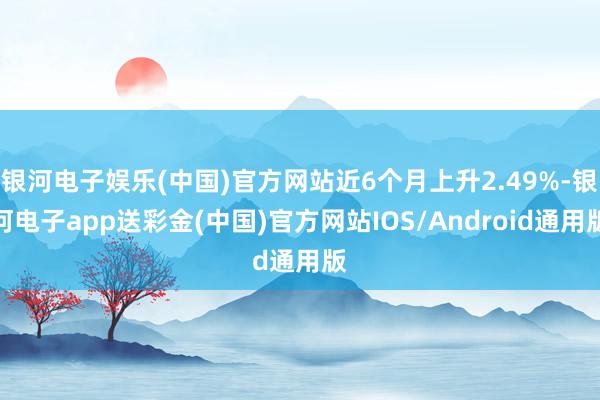银河电子娱乐(中国)官方网站近6个月上升2.49%-银河电子app送彩金(中国)官方网站IOS/Android通用版